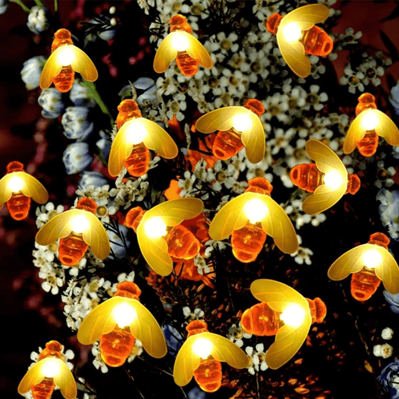 bees string lights bees string lights