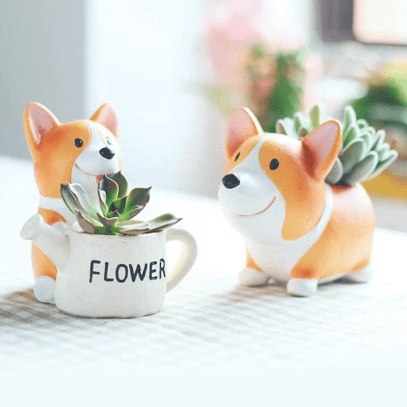 Corgi Plant Pot Corgi Plant Pot