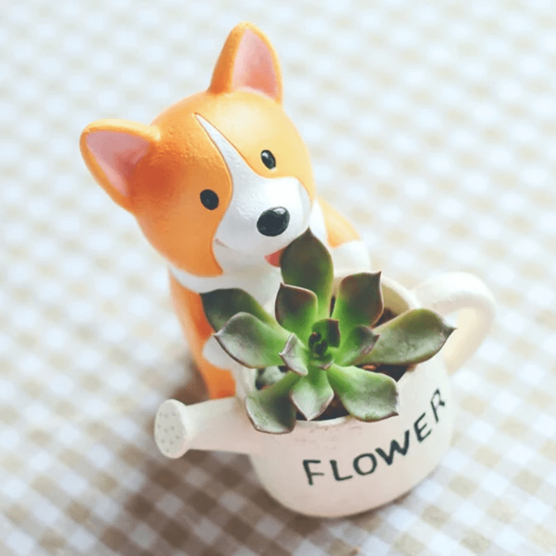 Corgi Plant Pot Corgi Plant Pot