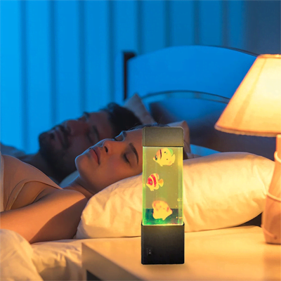 Fish bubble lamp