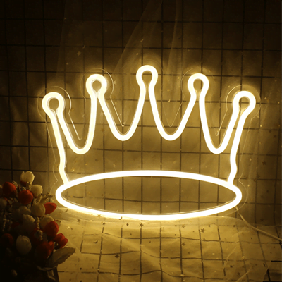 LED Crown Neon Sign