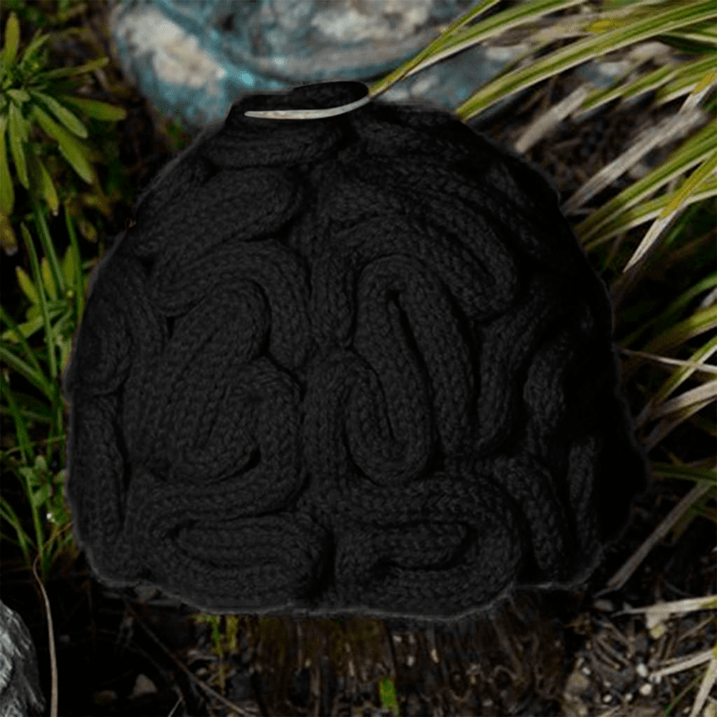 Knitted Brain Hat Knitted Brain Hat