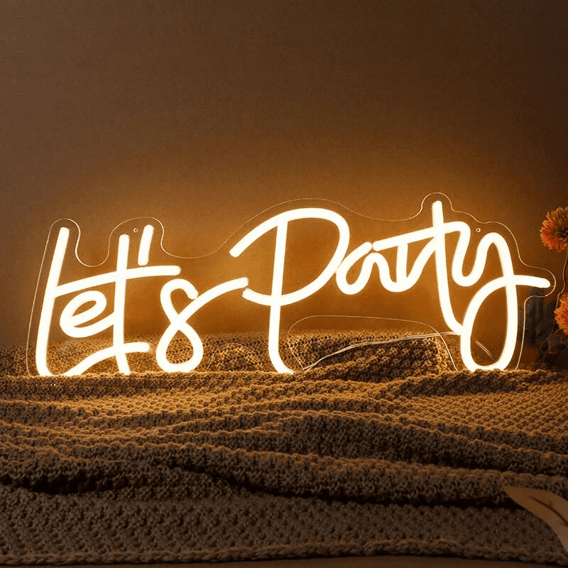 Lets Party Neon Sign Lets Party Neon Sign