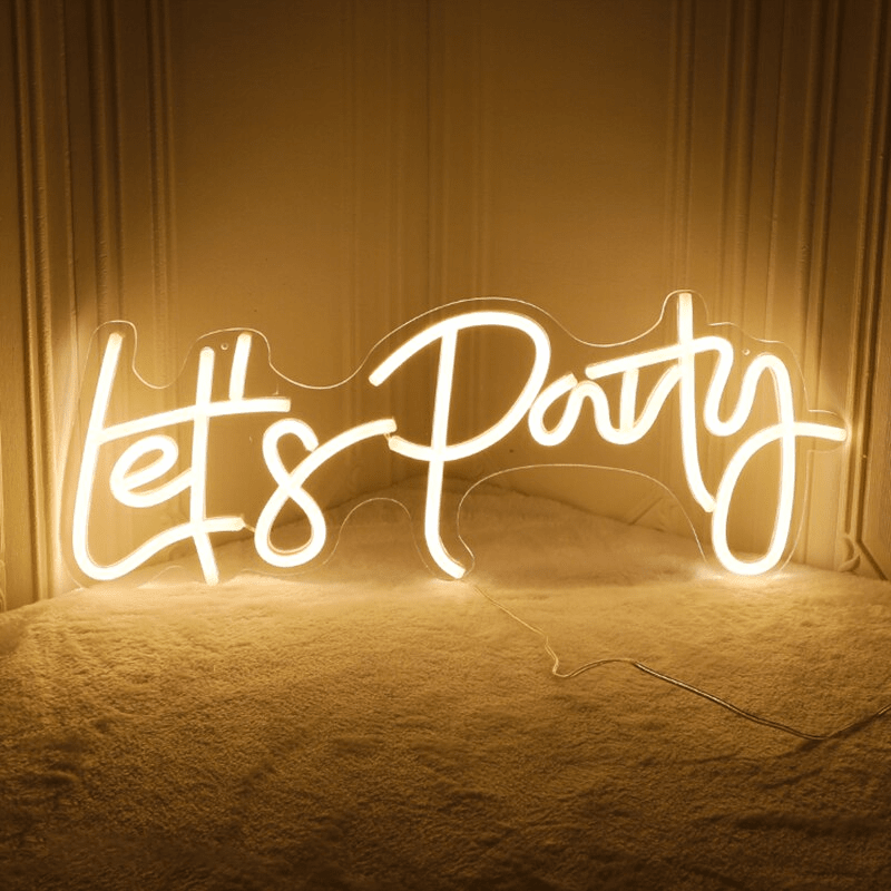 Lets Party Neon Sign Lets Party Neon Sign