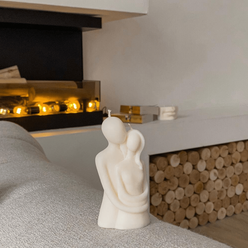 Couple naked body candle Couple naked body candle