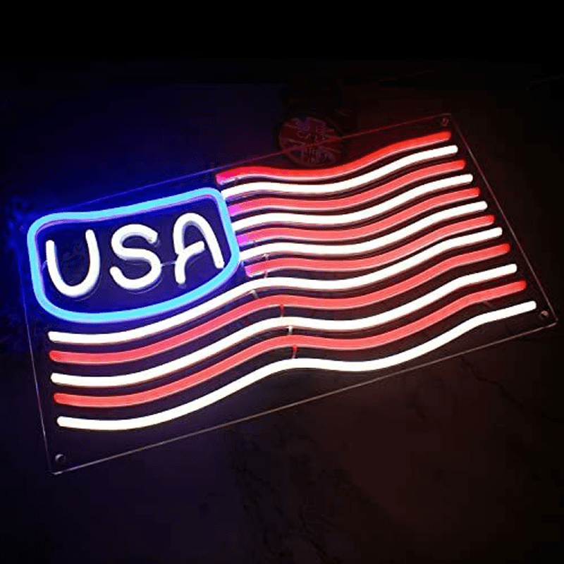 American Flag Neon Sign American Flag Neon Sign