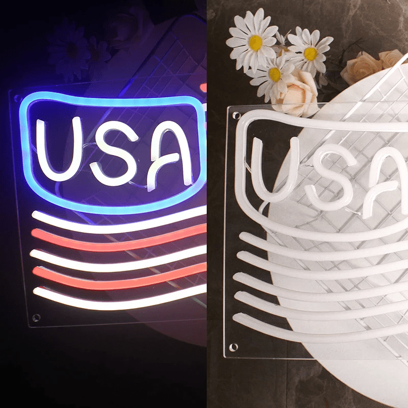 American Flag Neon Sign American Flag Neon Sign