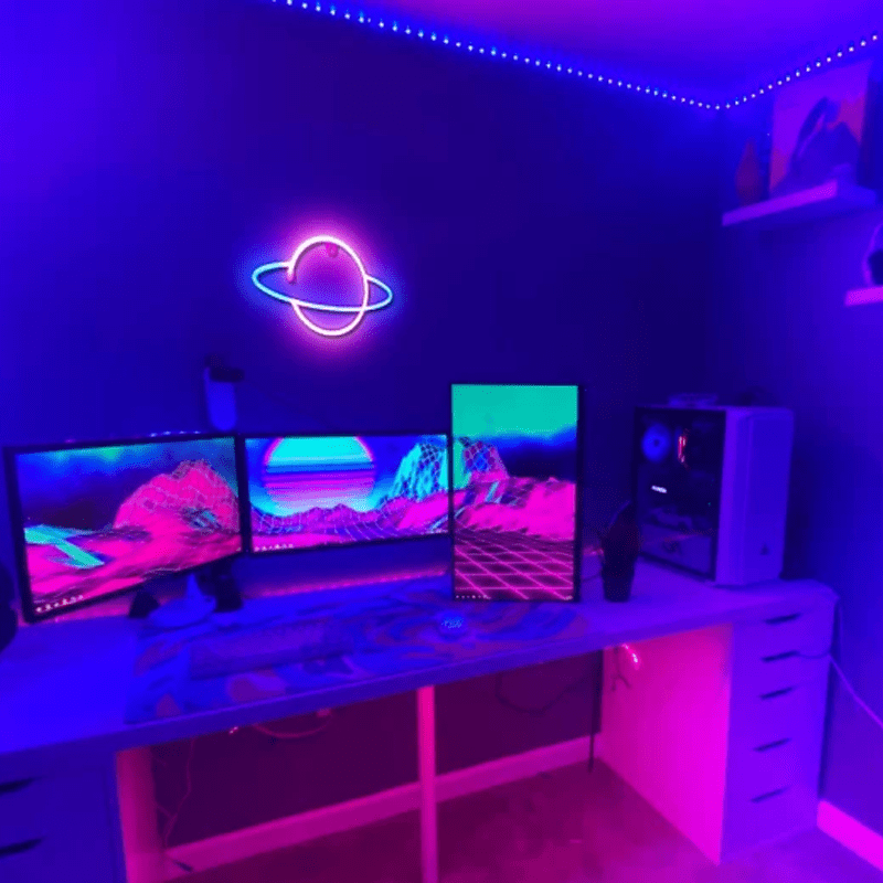 Planet Neon Sign Planet Neon Sign