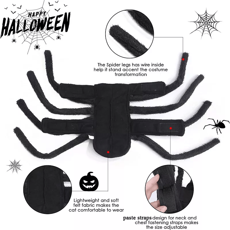 Pet Spider Costume Pet Spider Costume