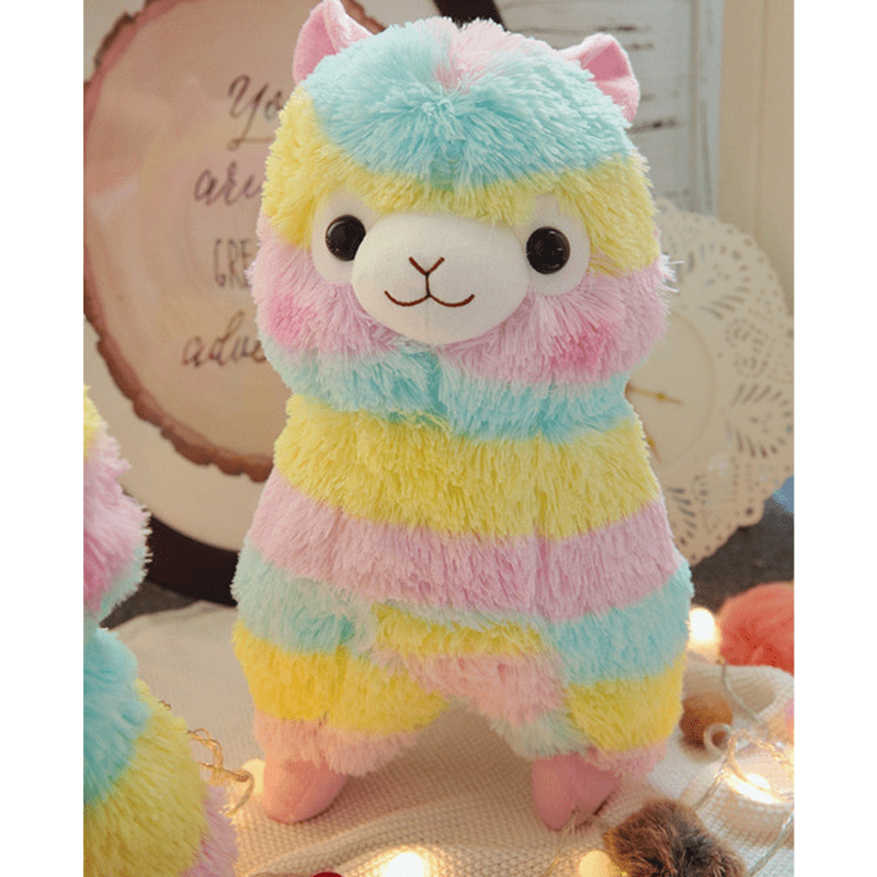 Rainbow Alpaca Plush Rainbow Alpaca Plush