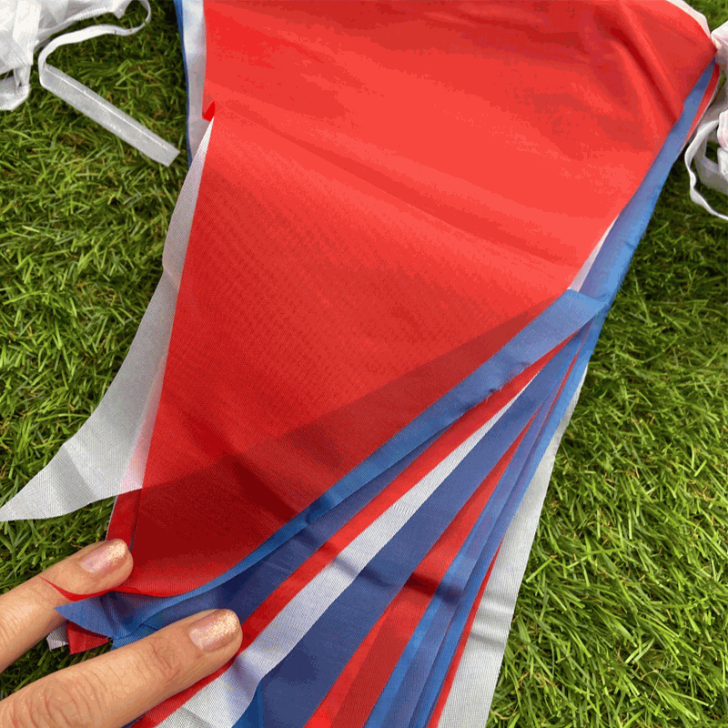 Red White And Blue Bunting Red White And Blue Bunting