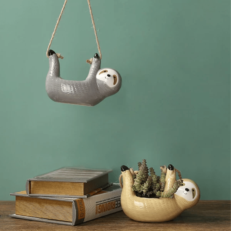 Sloth Hanging Flower Pot Sloth Hanging Flower Pot