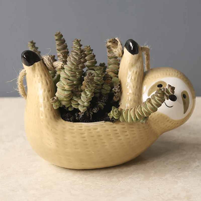Sloth Hanging Flower Pot Sloth Hanging Flower Pot