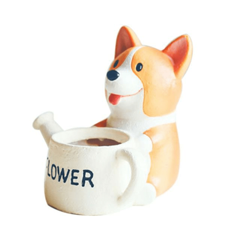 Corgi Plant Pot Corgi Plant Pot