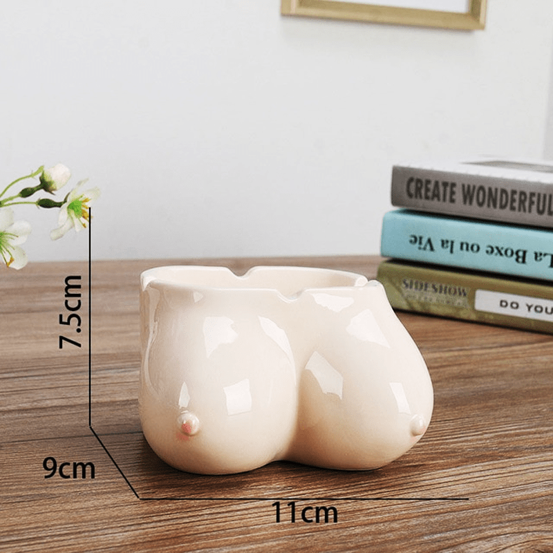 Ceramic Chest Ashtray Ceramic Chest Ashtray