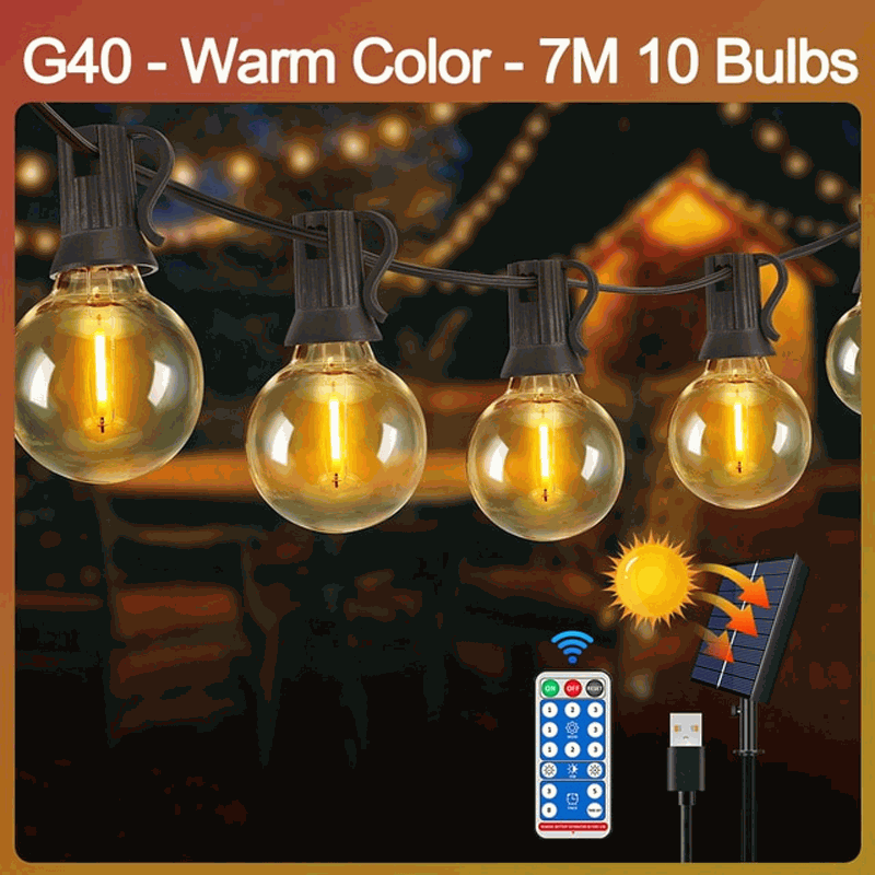 Solar Festoon Lights Solar Festoon Lights