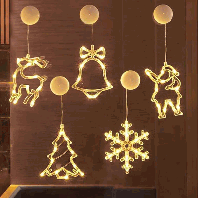 Christmas Window Sucker Lights Christmas Window Sucker Lights