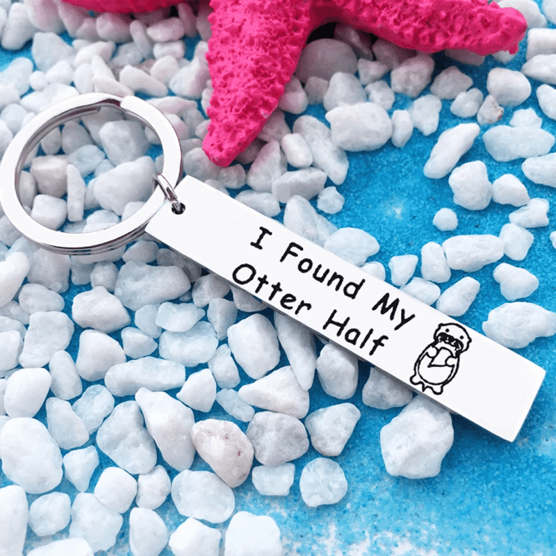 I Found My Otter Half Keychain I Found My Otter Half Keychain