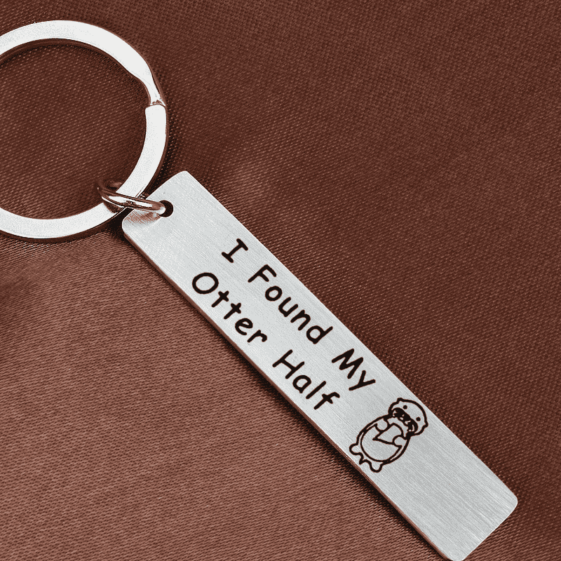 I Found My Otter Half Keychain I Found My Otter Half Keychain