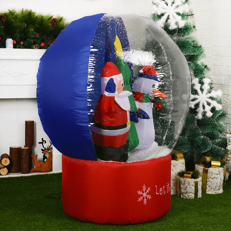 Inflatable Snowball With Santa Inflatable Snowball With Santa
