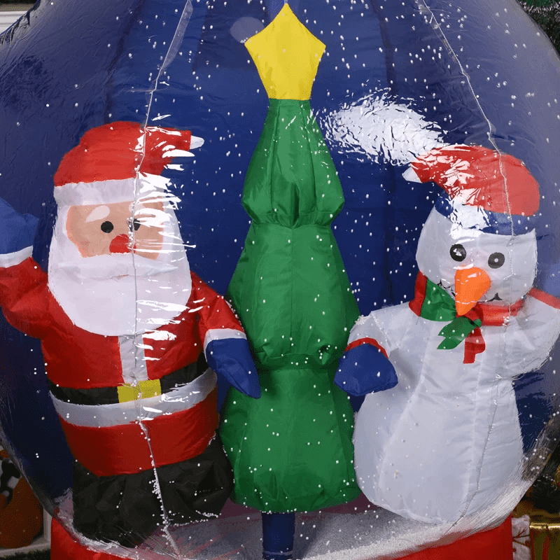 Inflatable Snowball With Santa Inflatable Snowball With Santa