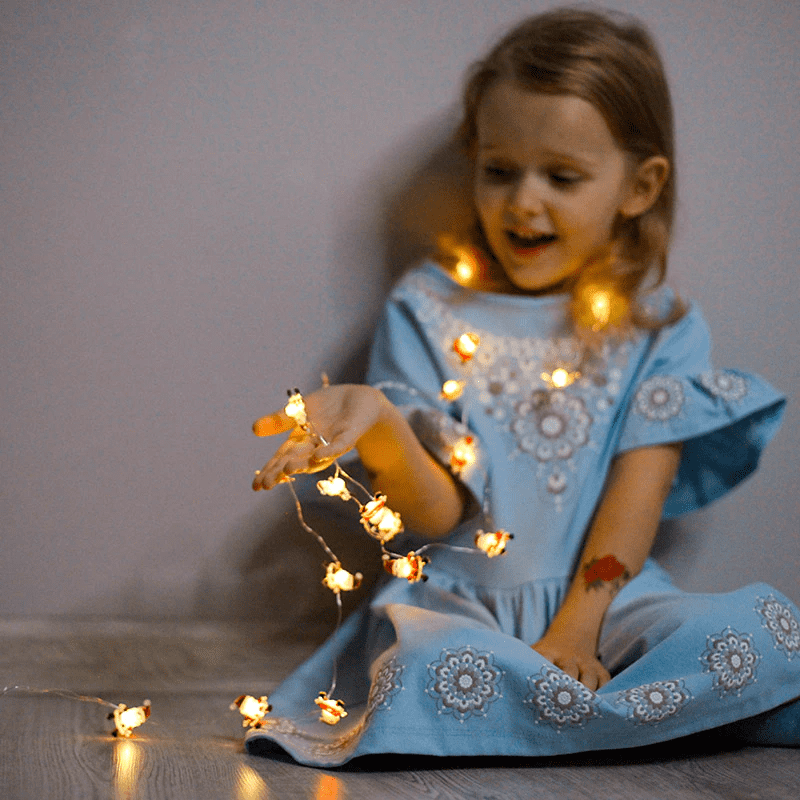 Santa String Lights Santa String Lights