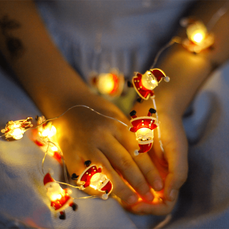 Santa String Lights Santa String Lights