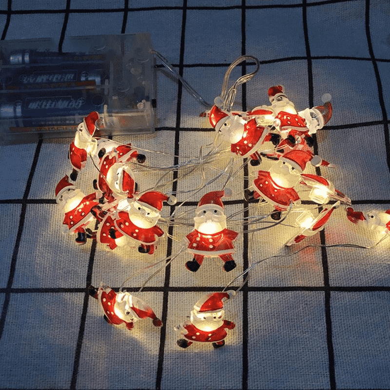 Santa String Lights Santa String Lights