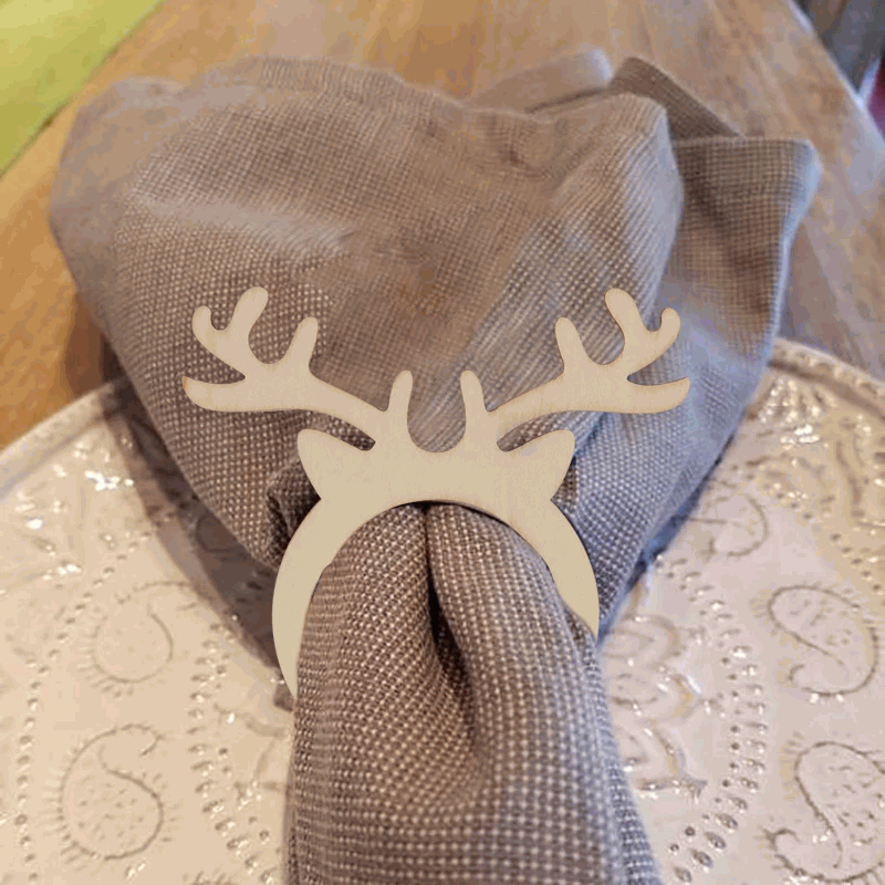 Antler Napkin Rings Antler Napkin Rings