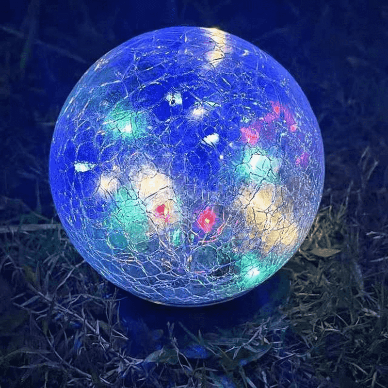 Solar Crackle Ball Lights Solar Crackle Ball Lights