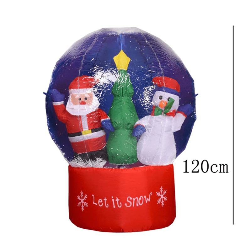 Inflatable Snowball With Santa Inflatable Snowball With Santa
