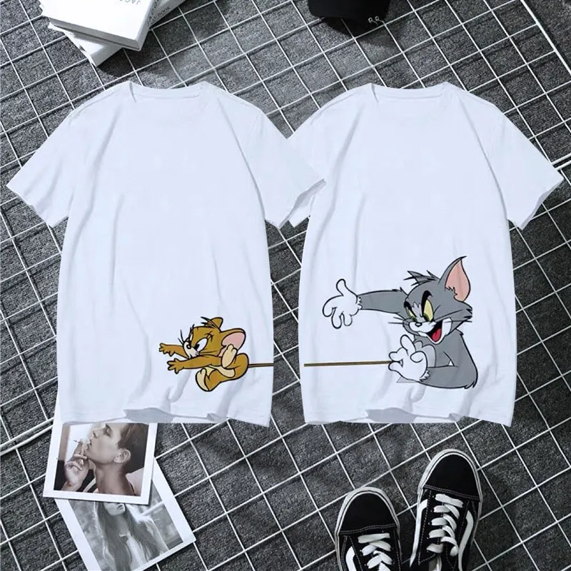 Tom and Jerry Couple T-Shirts - Saleison